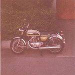 07  1975 - 1976 - Das war mein erster Japaner. Honda CB 200 mit 17 PS.