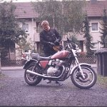 15  1983 - 1984 - Nach der Guzzi kam dann eine  Suzuki GS 850 E. Mit 850 ccm und 88 PS.